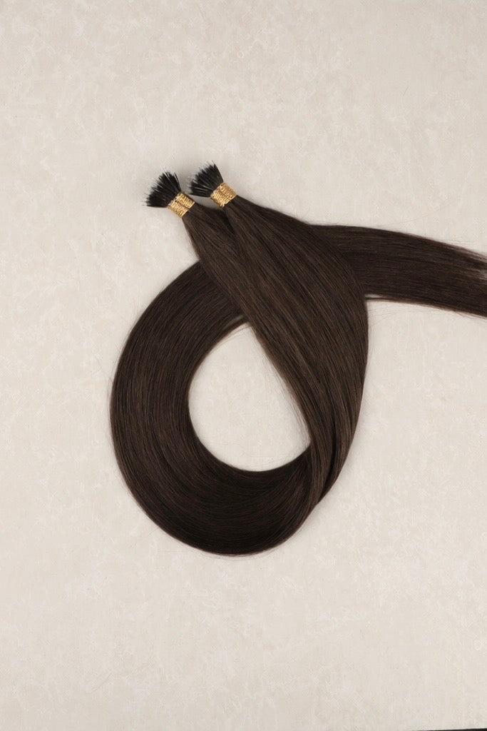 Human Hair Extensions. Cool Chocolate #4