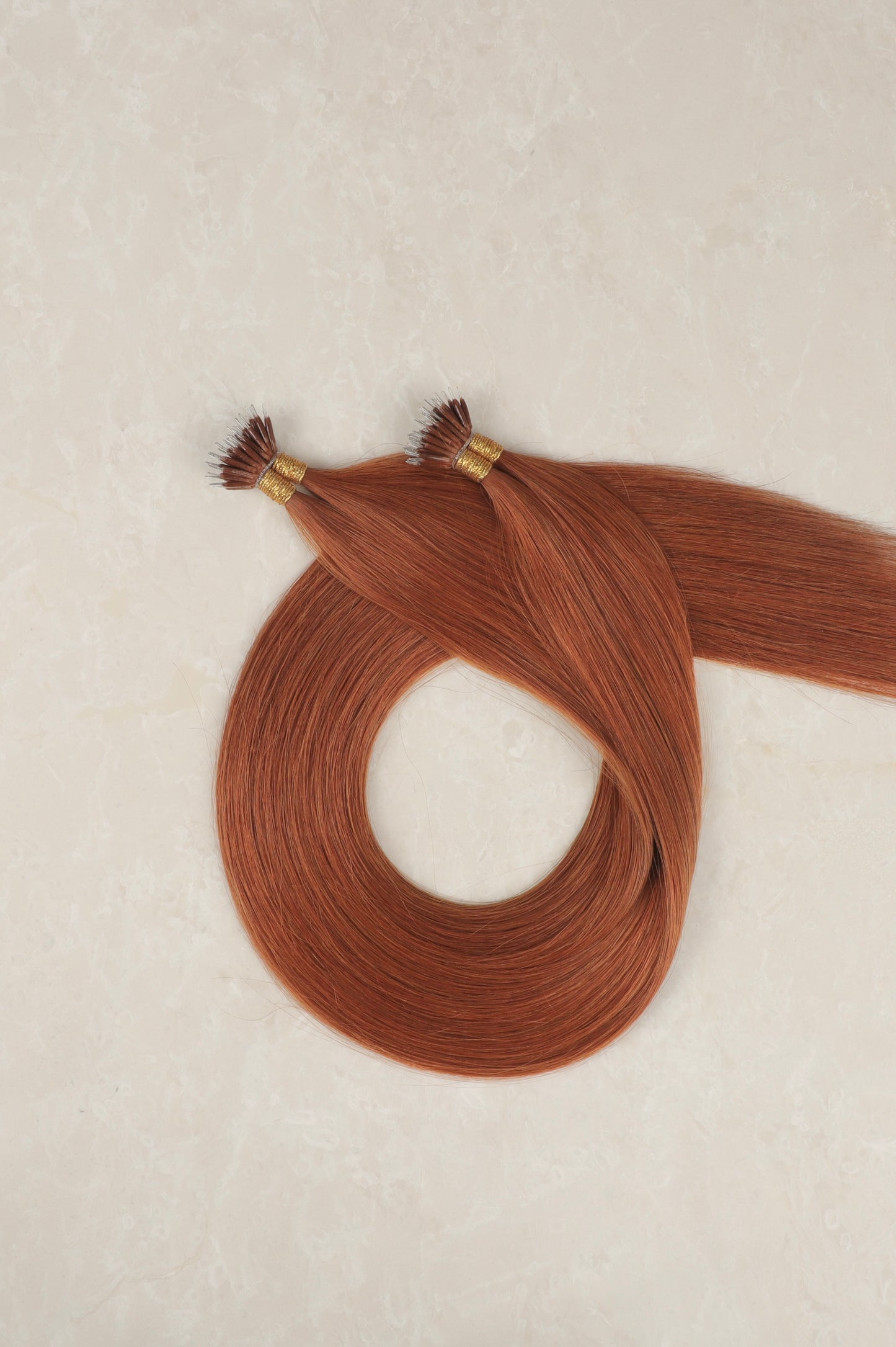 Human Hair Extensions. Copper - Polly #34