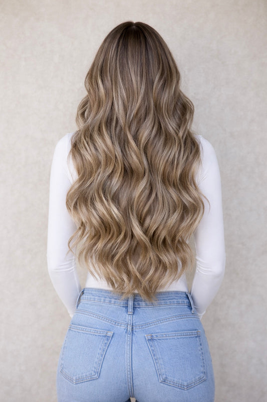Human Hair Extensions. Hollywood Bronde #P18/1004/8
