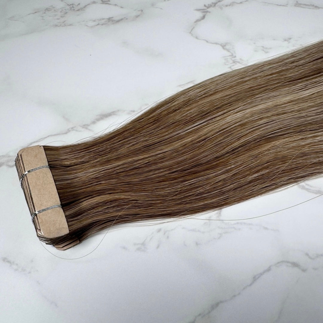 Human Hair Extensions. Mocha Melt - Kylie #T2-3q/5q