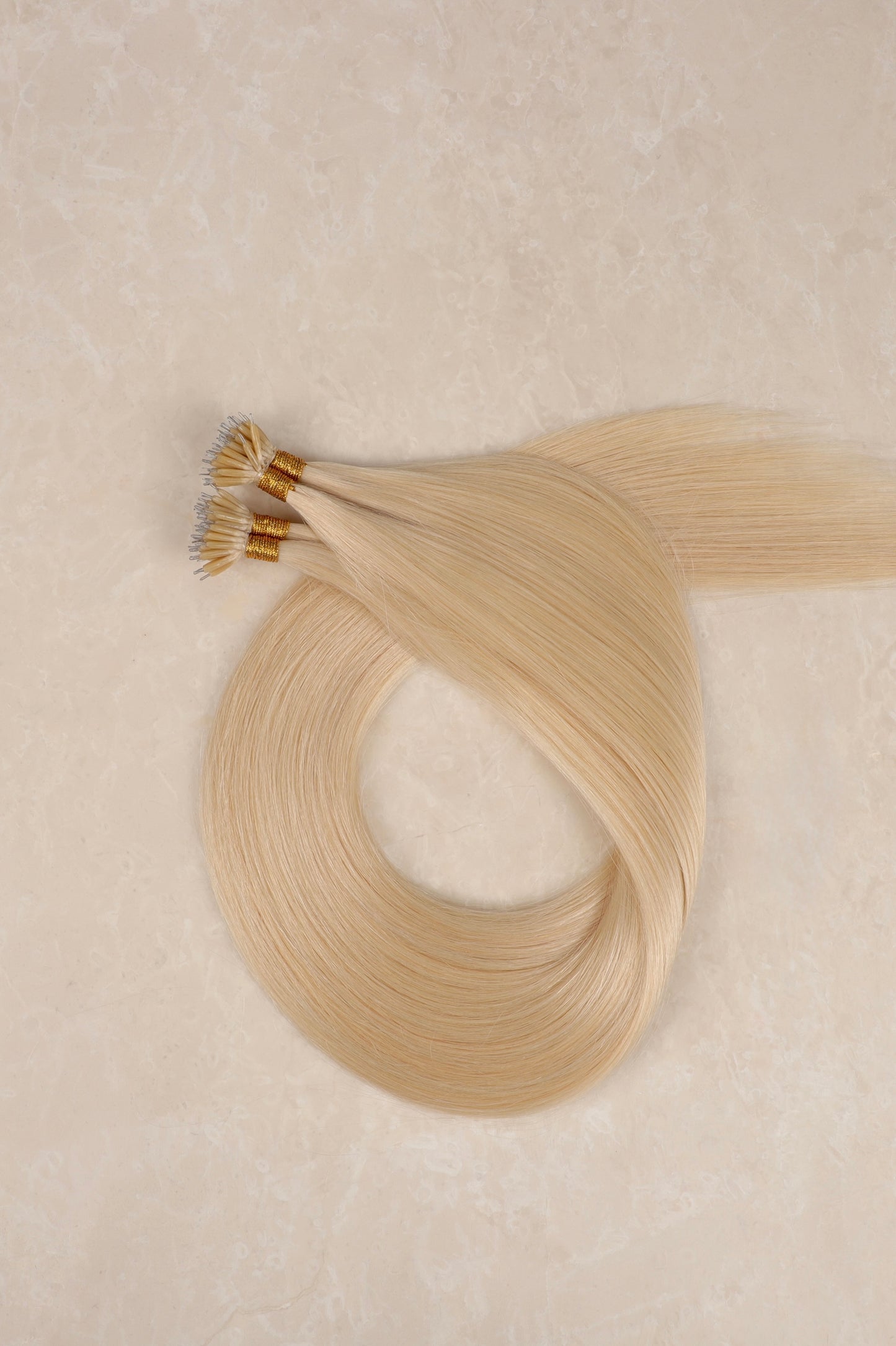 Human Hair Extensions. Light Golden Blonde #1003