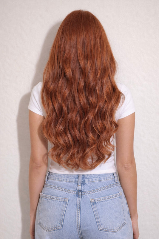 Human Hair Extensions. Copper - Polly #34