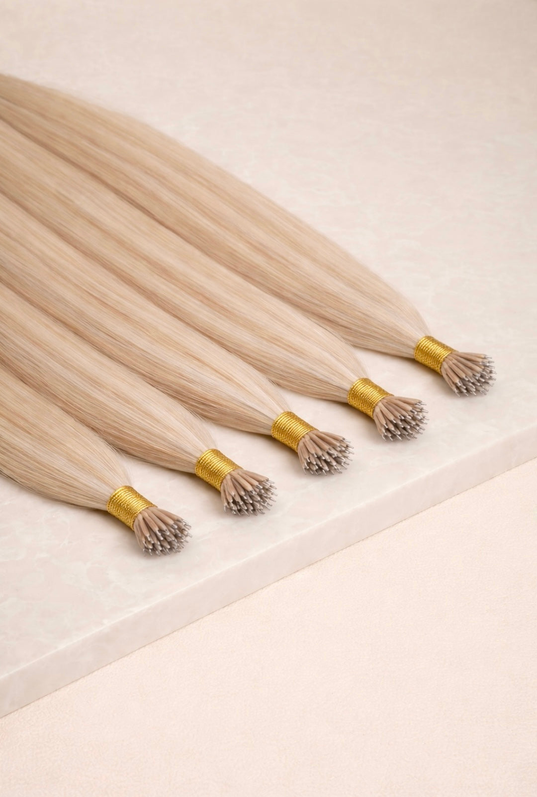 Human Hair Extensions. Scandi Blonde #P1010/DB3