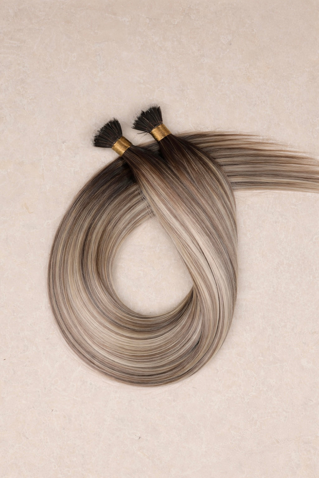 Human Hair Extensions. Rooted Bohemian Bronde #B18/DB3/1004