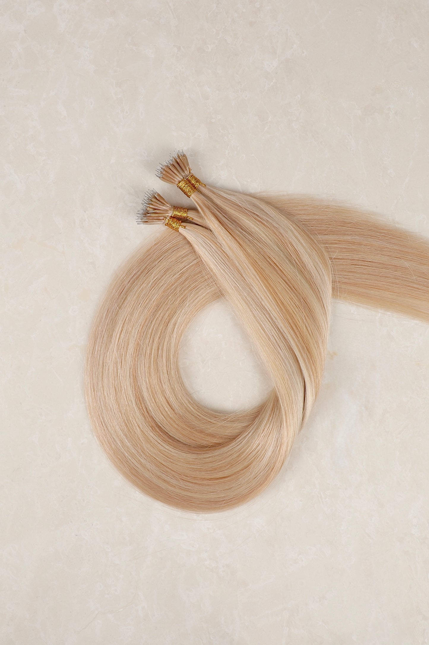 Human Hair Extensions. Highlighted Blonde #B10/1004/1010/1003