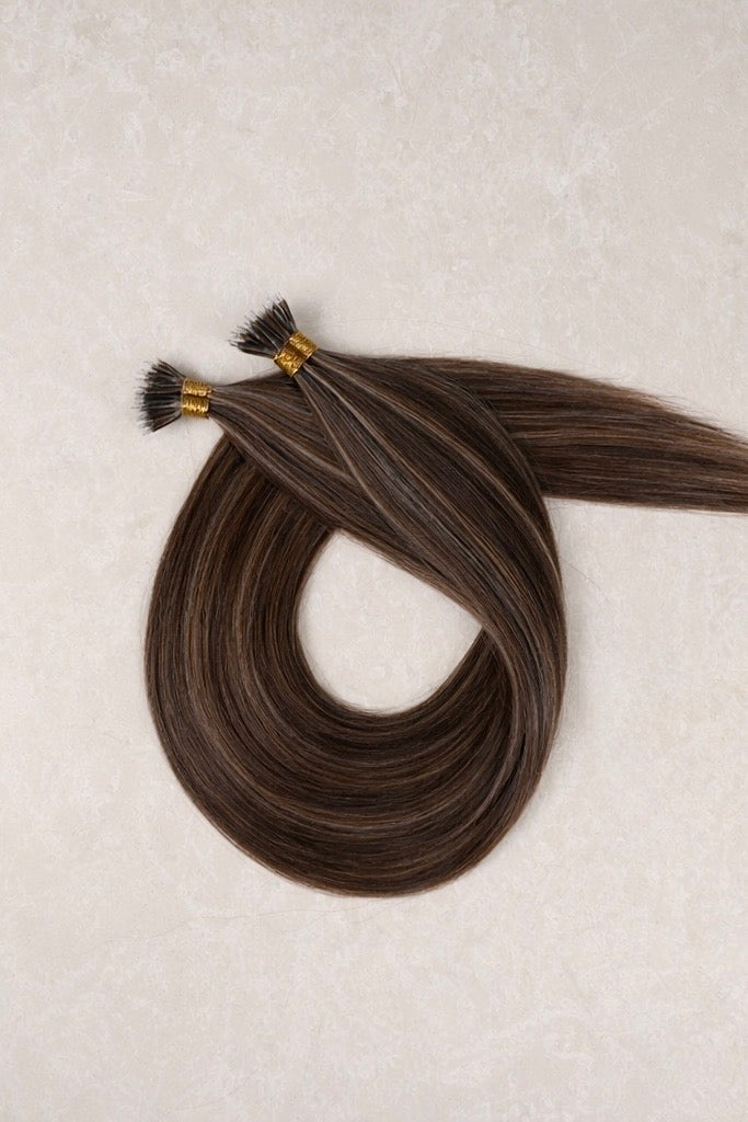 Human Hair Extensions. Iced Espresso #P6/1003/4