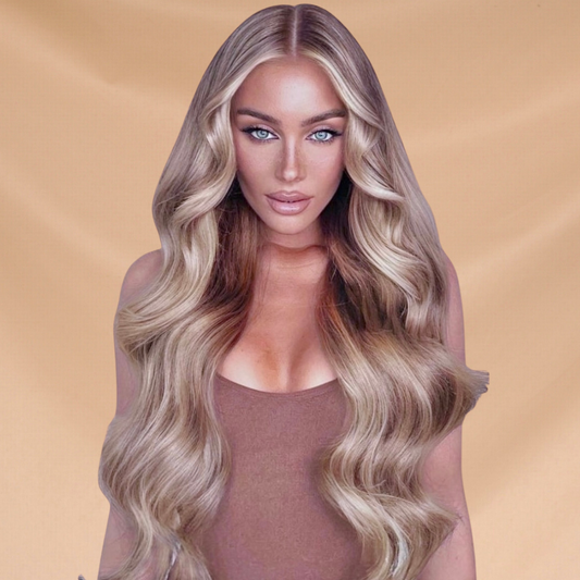 Human Hair Extensions. Bohemian Bronde - Bianca #T6.2-6.2/6c/9c