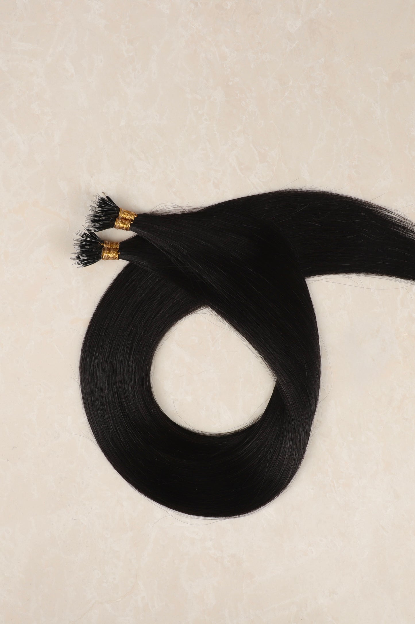 Human Hair Extensions. Jet Black #1