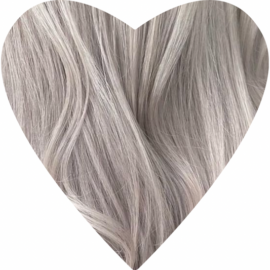 I Tip Hair Extensions. Grey