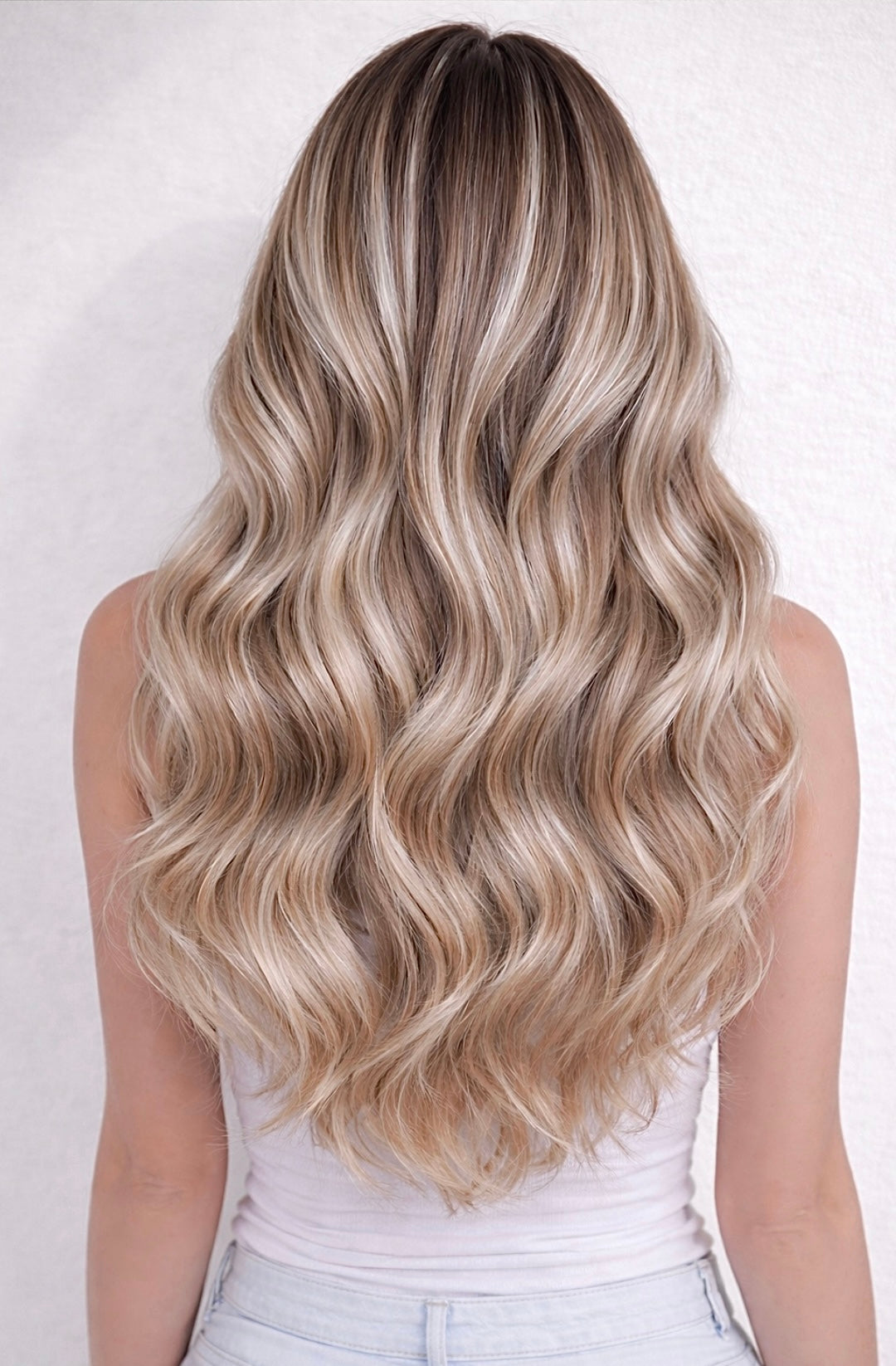 Human Hair Extensions. Bohemian Bronde #P18/DB3/1004