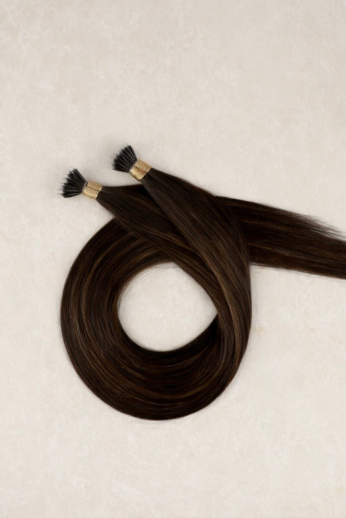Human Hair Extensions. Creamy Americano - Khloe #B1b/4/12