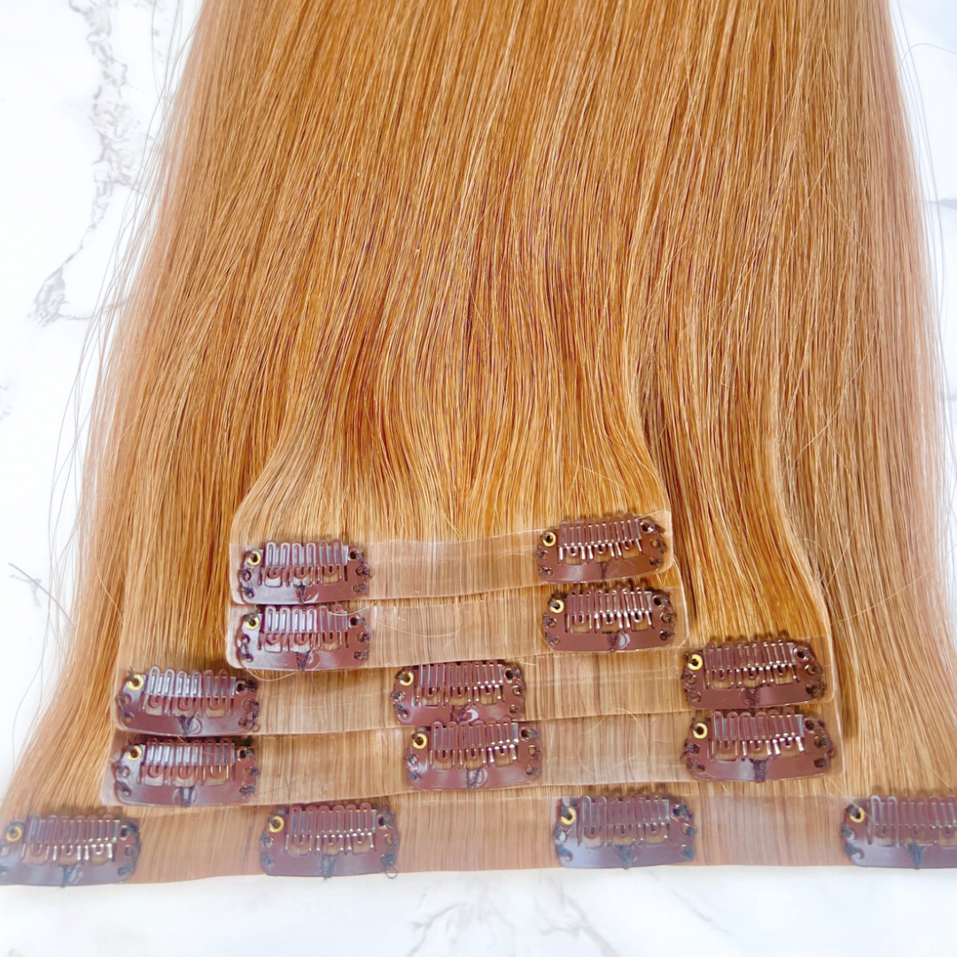 Human Hair Extensions. Auburn - Izzy #33H