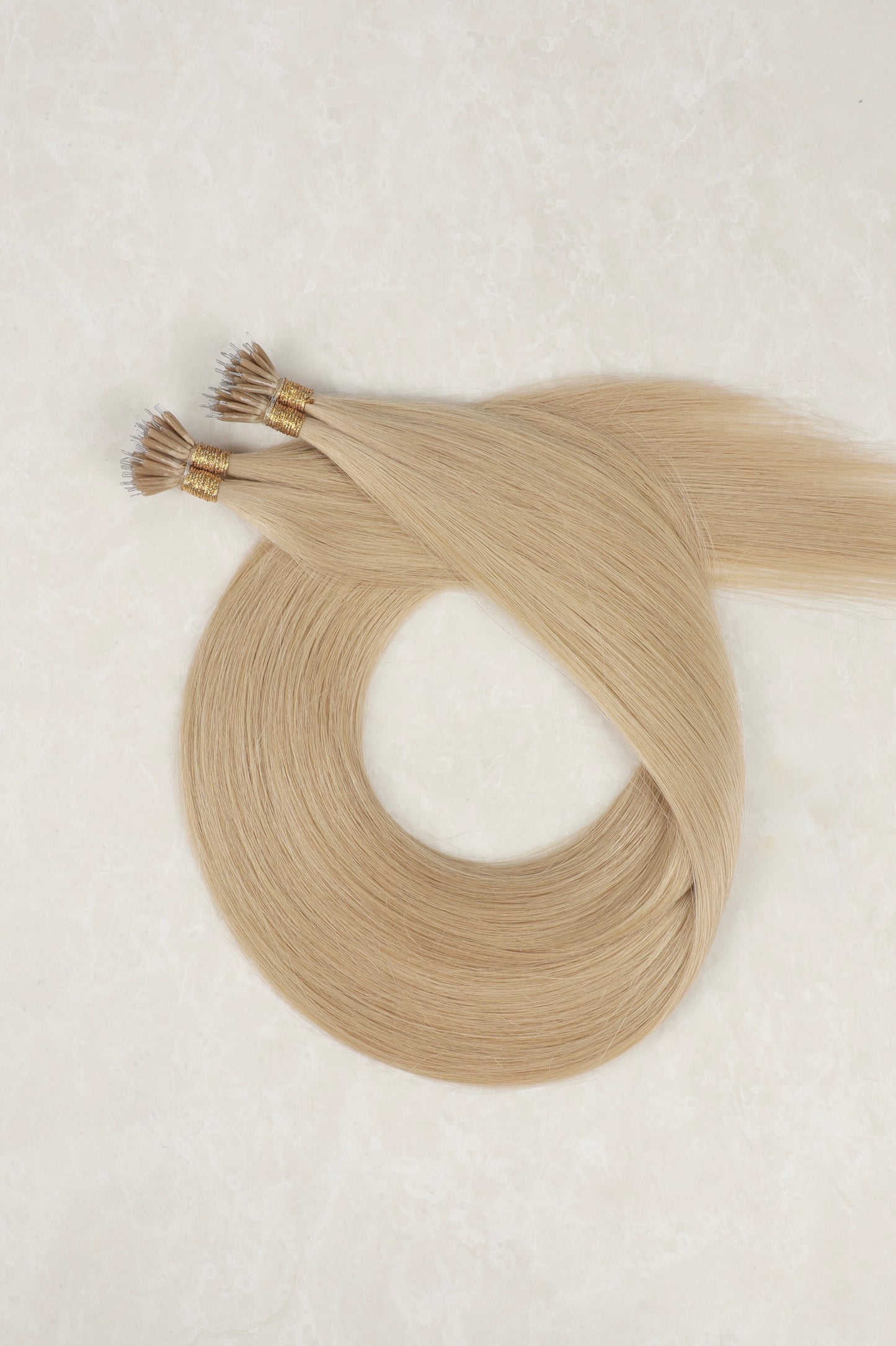 Human Hair Extensions. Mid Beige Blonde #DB3