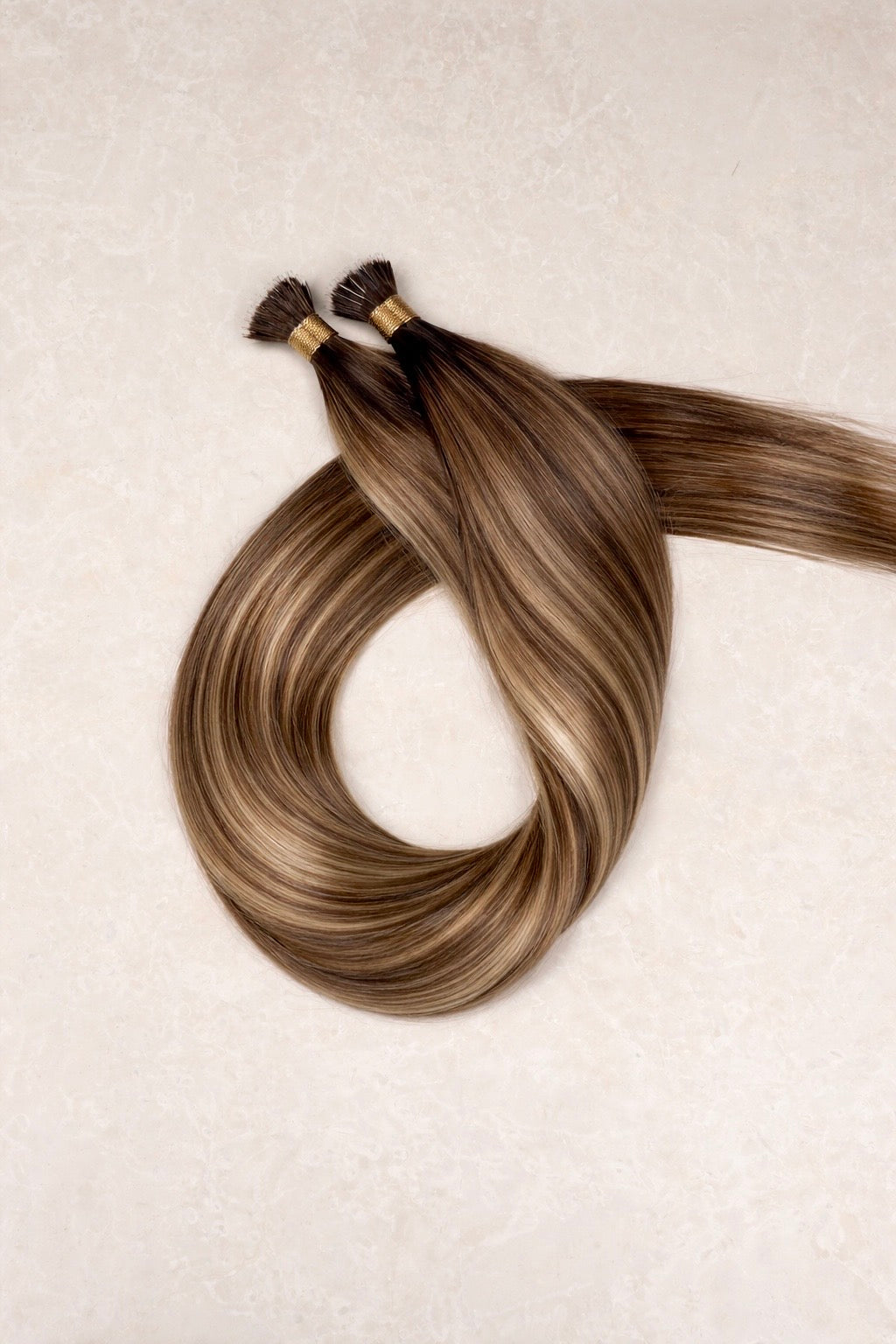 Human Hair Extensions. Honey Chocolate #B4/12/18/DB3