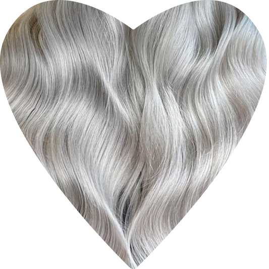 I Tip Hair Extensions. Silver