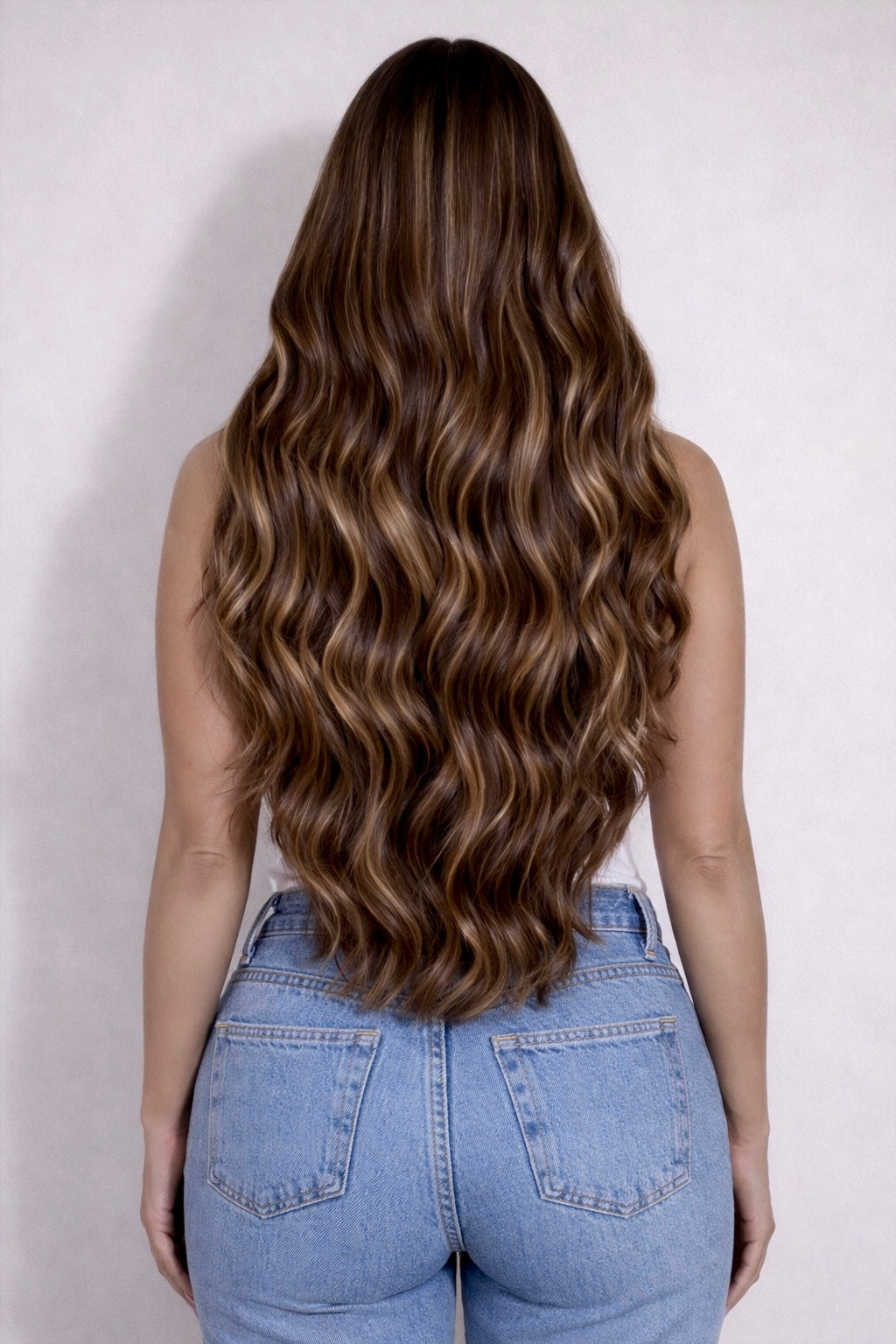 Human Hair Extensions. Iced Espresso #P6/1003/4