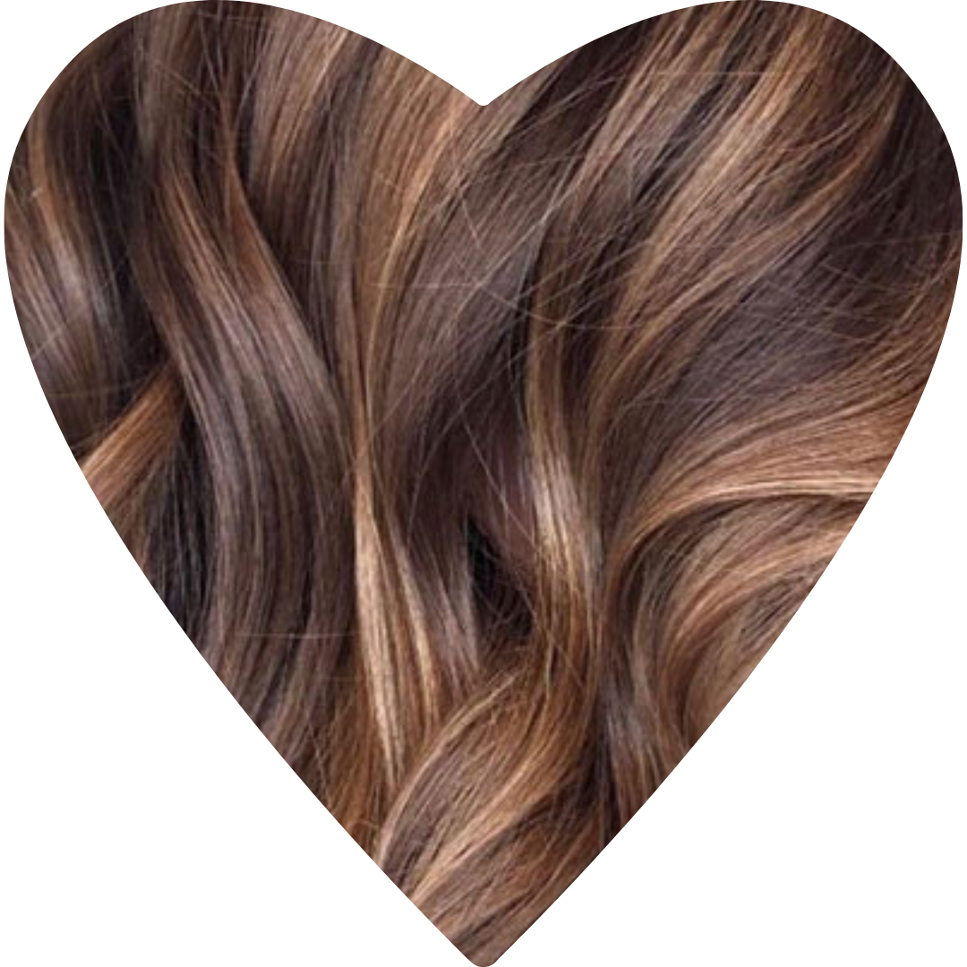 Invisible Tape Hair Extensions. Caramel Chocolate #4/2