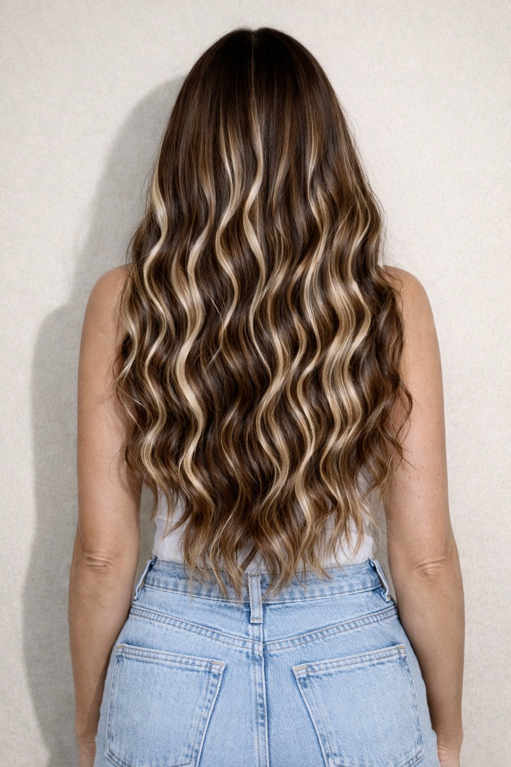 Human Hair Extensions. Mocha Latte #P6/1003