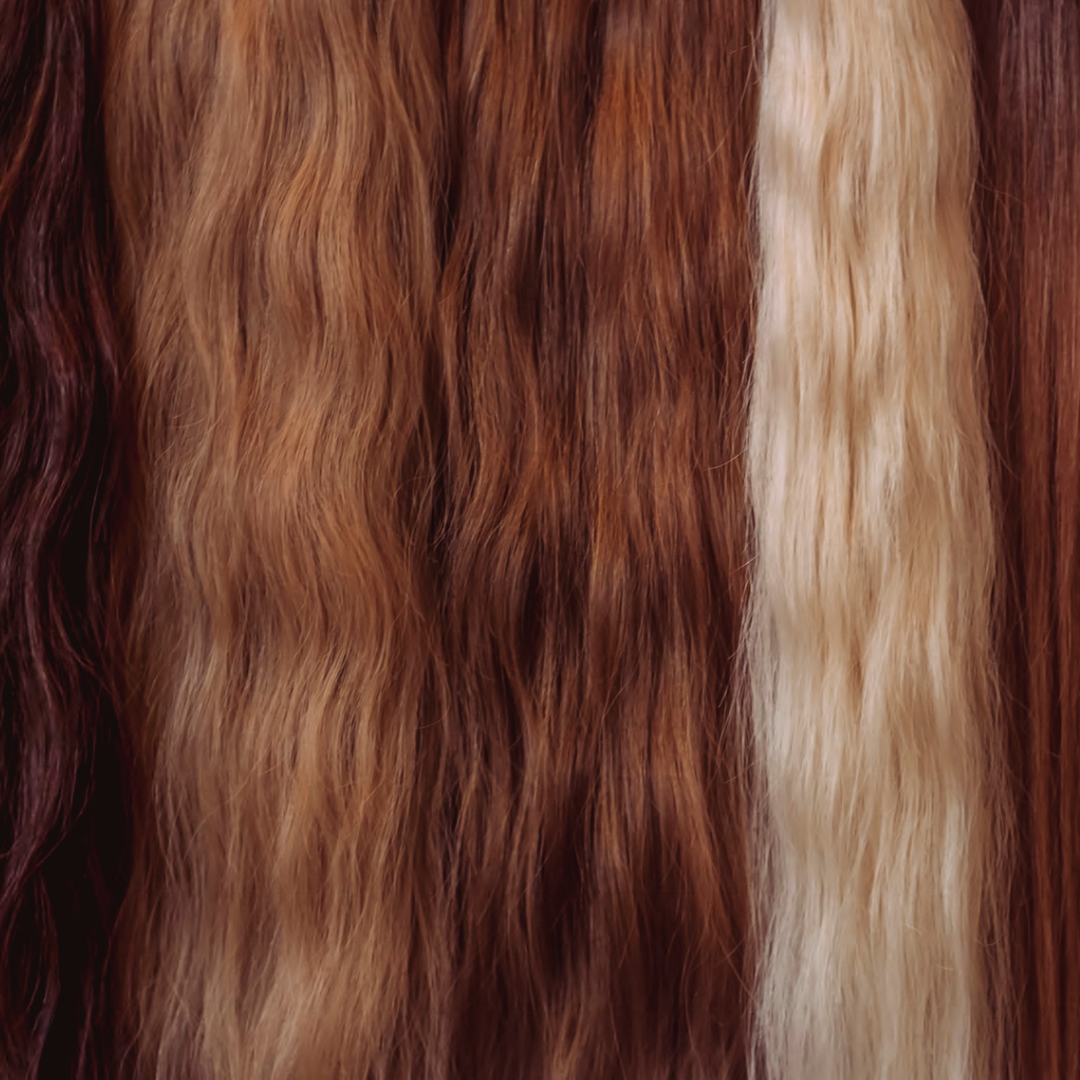 Hair extensions swatches