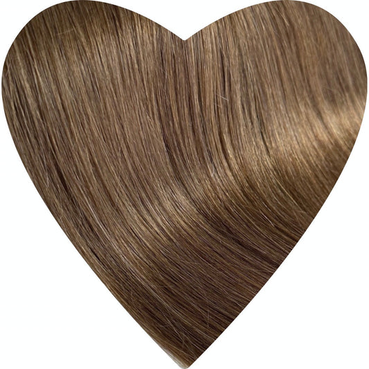 I Tip Hair Extensions. 20” Medium Ash Brown 3C