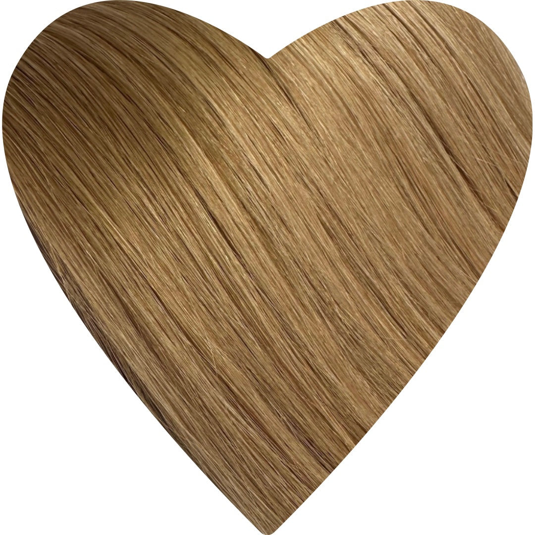Invisible Tape Hair Extensions. Lightest Ash Brown #6C