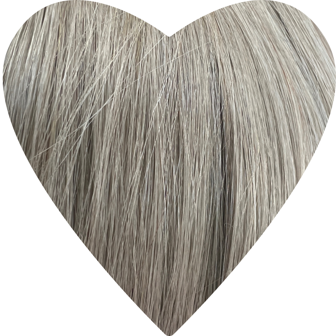 Invisible Tape Hair Extensions. Dark Silver #5C