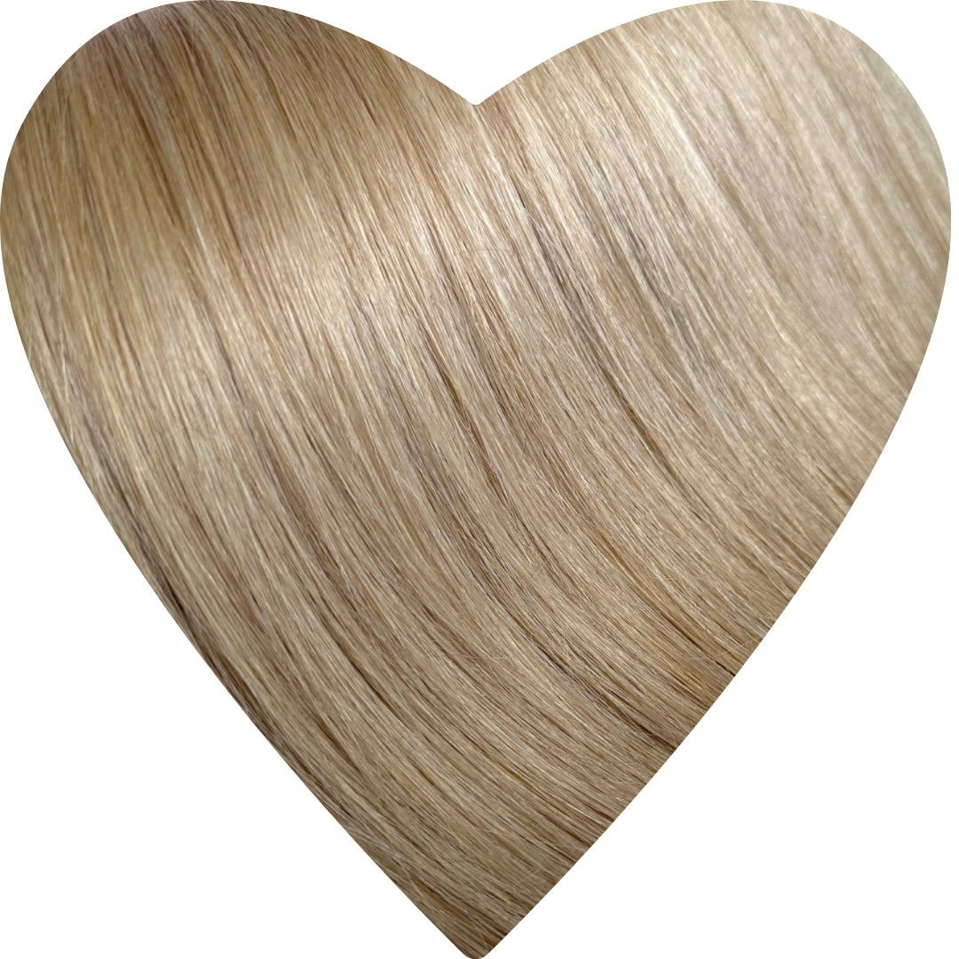 Invisible Tape Hair Extensions. Dark Ash Blonde #9C