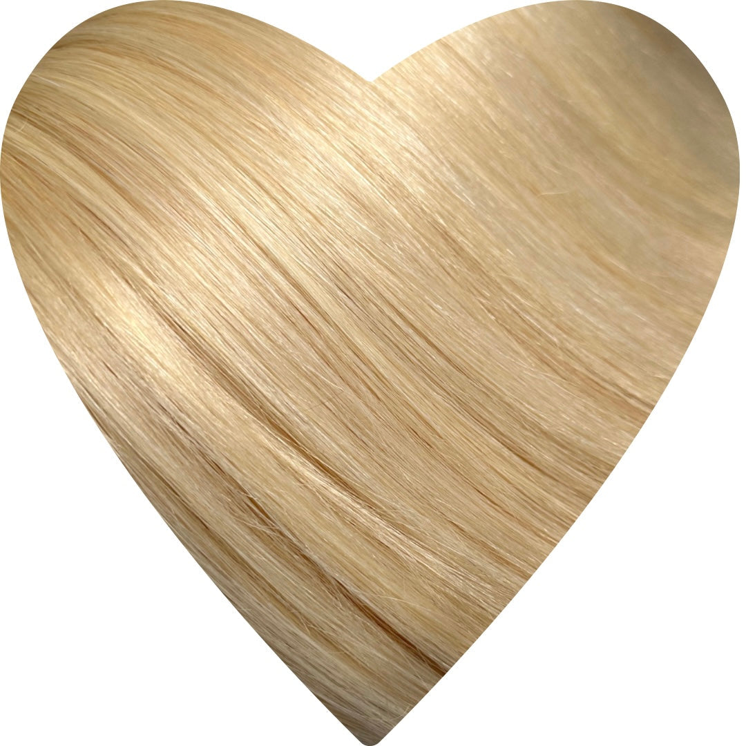 Flat Weft Hair Extensions. California Blonde #613/22