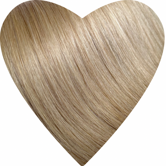 Flat Weft Hair Extensions. Dark Ash Blonde #9C