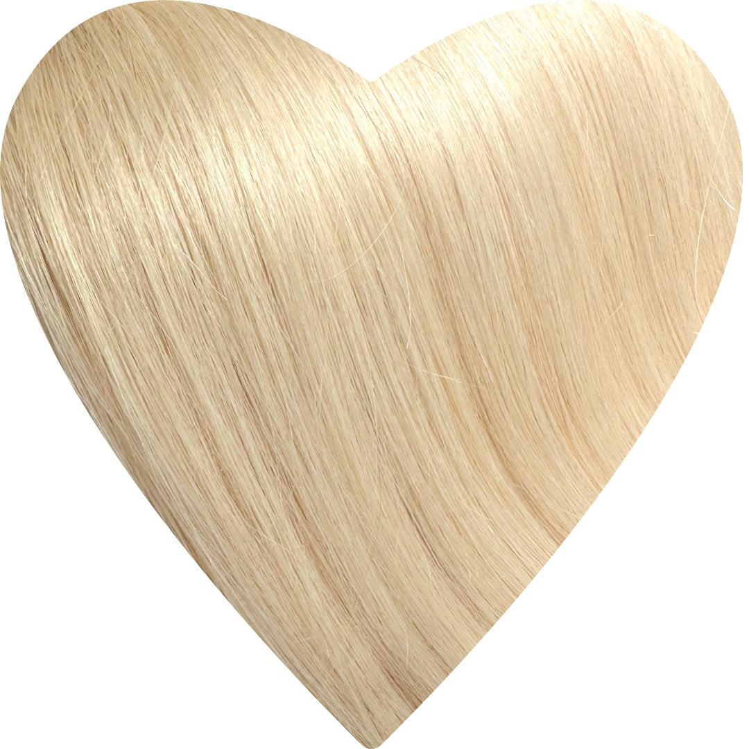 Clip In Hair Extensions. Platinum Blonde #613