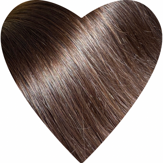 Invisible Tape Hair Extensions. Ash Chocolate Brown. 2C