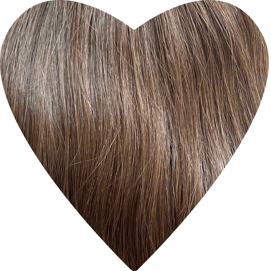 Invisible Tape Hair Extensions. Toasted Almond Brown #2H
