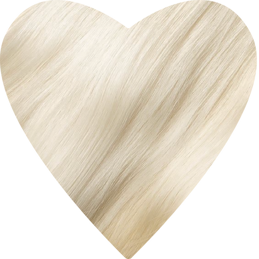 I Tip Hair Extensions. Lightest Ash Blonde #613C
