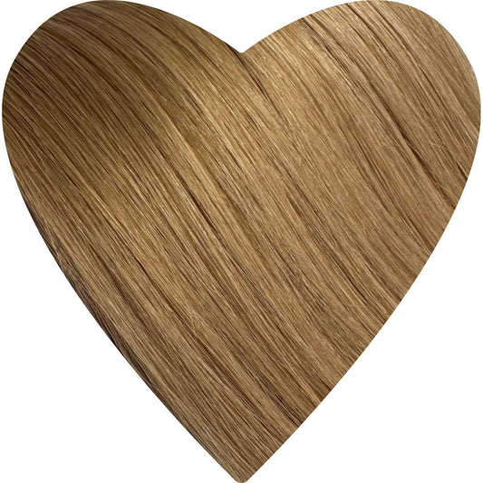 Flat Weft Hair Extensions. Lightest Ash Brown #6C